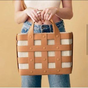 NWT Dagne Dover Medium Laila Cage Tote and Dustbag